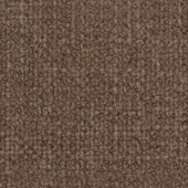 Jute fabric sample displaying a dense, irregular weave in brown and beige tones, identified as Potocco Alba d6e tronco indoor fabric.