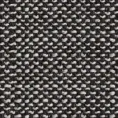 Potocco Arte A1H Pepe fabric, grayscale woven texture with square motifs, featuring dark and light gray yarns and subtle beige flecks.