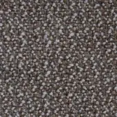 Potocco Betty A9P Antracite indoor fabric, dense gray weave with irregular circular pattern and nubby texture.