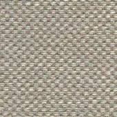 Potocco Cielo A6K Sabbia indoor fabric, beige and blue-gray woven grid texture, thick threads, subtle three-dimensional surface.