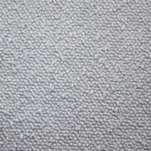 Potocco Dafne B2F Grigio indoor fabric, dense gray weave with repeating rounded nodes, tactile nubby texture, matte finish.