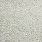 Panna fabric texture displaying a dense, rounded weave with a creamy white color and a plush, slightly irregular surface.