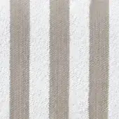 Beige and white striped textile sample with looped pile, featuring vertical lines and a durable, manufactured construction; Potocco Ship A2A.