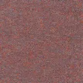 Terracotta outdoor fabric with a dense, irregular weave and heathered texture, featuring gray and orange threads.