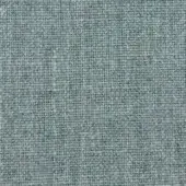 Outdoor fabric texture, blue-gray woven material, dense regular grain with matte finish; Potocco Sunset Cielo T1L label visible.