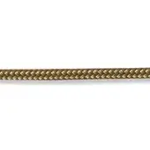 Hemp nautical rope with a braided texture, natural beige color, and consistent woven strand pattern against a white backdrop.