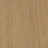 Beige oak wood texture displaying a vertical linear grain, hairline cracks, and subtle tonal variations with a matte finish.