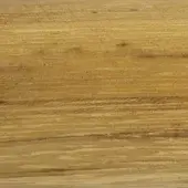 Iroko wood texture with golden-brown tones, displaying a smooth matte finish and horizontal linear grain pattern with subtle knots.