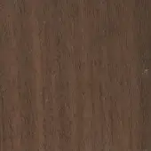 Dark brown canaletto walnut wood texture with a matte finish, displaying a linear vertical grain and subtle tonal variations.