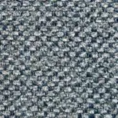Presotto Lanzarote fabric, blue-gray woven texture, nubby fiber pattern, heathered effect, tight basketweave construction.