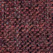Lanzarote fabric texture, reddish-brown woven pattern, small rounded shapes, variegated mottled surface, Presotto collection B lnz80.