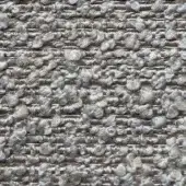 Presotto orsetto fabric b ors02, silver-grey textured pile, looped weave with horizontal yarn lines, plush and organic surface.