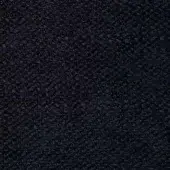 Black woven fabric texture with a dense, granular surface and matte finish; label reads “presotto > fabrics > fabric (b) > yucatan > b yct02.”