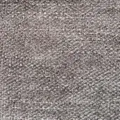 Granular gray fabric texture with speckled, interwoven particles; subtle tonal variations and uneven surface; “presotto” product code visible.