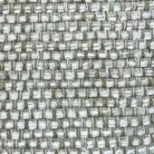 Woven fabric texture, muted gray and beige, dense basketweave structure with rounded yarns and a matte finish.