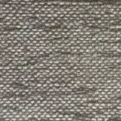 Presotto Mimì fabric texture, gray-beige, dense circular node pattern in horizontal rows, heathered effect, short pile weave.