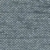 Woven fabric texture, muted gray tone, repeating circular pattern in a grid layout, dense construction, heathered effect, tactile surface.