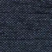 Dark blue woven fabric texture with a dense, repeating nubby pattern and matte finish; Presotto Mimì model F MM3034 textile sample.