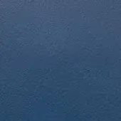 Deep blue synthetic leather texture with a uniform, subtly pebbled surface and matte finish displayed against a neutral backdrop.