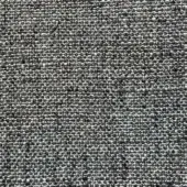 Heathered gray woven fabric texture, plain weave with nubby surface, tight compact structure, matte finish, neutral tone, yarn variations.