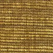 Gold woven fabric with horizontal ribbing and subtle sheen, displaying a dense texture; sample labeled “presotto carrera g cra02”.