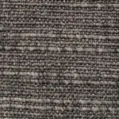 Presotto fabric sample, muted gray, tightly woven linear texture with horizontal ridges and a matte, heathered finish.