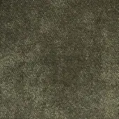 Olive green Presotto fabric texture with a dense, granular weave and matte finish, displaying a regular grid pattern and straight edge.