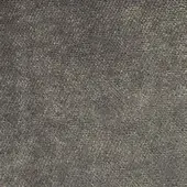 Presotto fabric sample, charcoal gray woven textile, granular texture with golden yellow speckles and subtle vertical ribbing.
