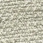 Presotto Tavolara fabric G, off-white nubby weave, textured with vertical-horizontal ribbing, matte finish, thick yarn, subtle gray-beige tones.