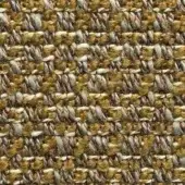 Tavolara fabric G Tav14, gold and beige woven texture with gray threads, dense irregular nubby weave, boucle-like appearance.