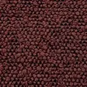 Reddish-brown fabric texture features dense, rounded nubs with subtle tonal variations and a consistent, three-dimensional surface pattern.
