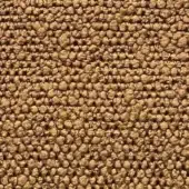 Brown fibrous texture with horizontal rows, resembling small pebbles, possibly jute, displaying a rough, woven surface and subtle tonal variations.
