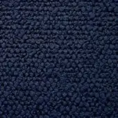 Dark blue Presotto fabric texture with a dense, nubby surface of raised circular elements; matte finish, g vlt600 sample.