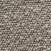 Presotto Volt fabric g vlt904, gray textured weave with rounded bead-like elements in a grid pattern, subtle metallic sheen.