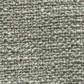 Baltimora fabric sample, light gray looped texture, small-scale nubby weave, Presotto L Balt12 collection, matte finish, heathered tonal variations.