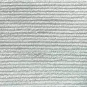 Gray-green ribbed fabric texture with horizontal linear pattern, matte finish, and consistent narrow ribs on a light gray background.