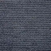 Presotto Nativo fabric, dark gray, tight horizontal weave with rectangular knots creating a textured, matte, heathered surface.