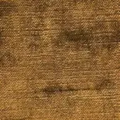 Golden-brown fabric texture displaying a dense, horizontal weave with subtle tonal variations and a slightly mottled, linear pattern.