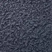 Dark gray looped fabric texture with dense, irregular curls; Presotto “cloud” series textile, model m cld2813, displays a voluminous pile.
