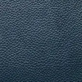 Dark blue Presotto leather texture, pebble-grain with subtle tonal variations, matte finish, durable material for upholstery applications.
