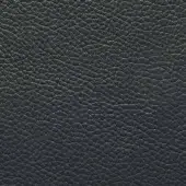 Presotto leather texture, dark gray “grigio fumo 9q”, densely pebbled grain with irregular indentations and a consistent matte finish.