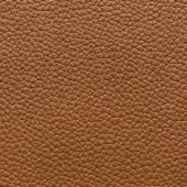 Brown leather texture, Presotto “marrone 9d”, displays a repeating diamond perforation pattern with a matte finish and consistent grain.