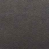 Testa di moro leather texture, dark gray-brown, dense granular pattern with matte finish and uniform tight graining.