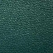 Dark teal leather texture with granular grain, matte finish, and subtle tonal variations; Presotto leather sample xt nhy88035.