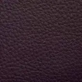 Dark purple full-grain leather texture with a dense, pebbled pattern and matte finish; Presotto “new heavy” leather sample labeled xt nhy93009.