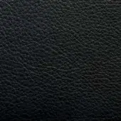 Presotto leather texture sample, dark black, granular finish with dense irregular bumps, matte surface, xt nhy99008 variant.