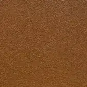Presotto leather sample, warm orange “xt arancione 510”, fine granular texture, matte finish, soft range collection, neutral background.