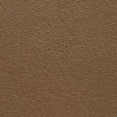 Brown leather texture sample, Presotto xt terra 497, displays a fine grain and matte finish with subtle tonal variations.