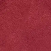 Presotto leather sample, bordeaux nubuck, dense granular texture with tonal variations, soft velvety finish.