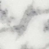 Calacatta Lucido ceramic texture with bright white and dark gray veins, displaying a polished, organic pattern and subtle tonal variations.